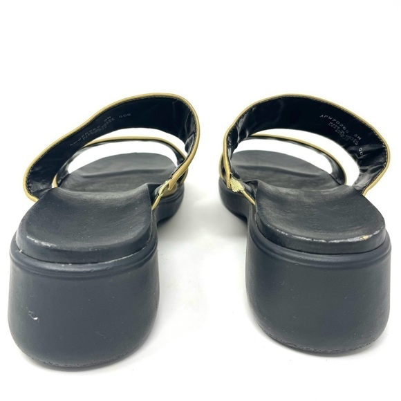 Rockport Chunky Light Olive Double Strap Leather Sandals Size 9 - Picture 7 of 10